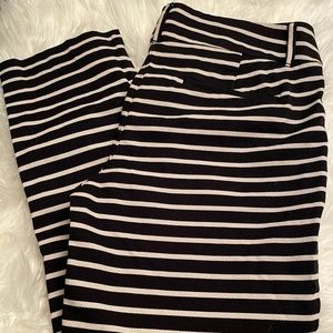 Like new LOFT striped pant.